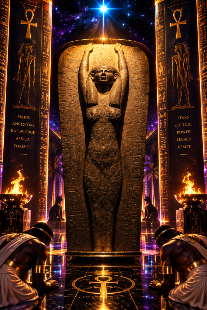 ancient egyptian goddess nut - giving birth to the stars