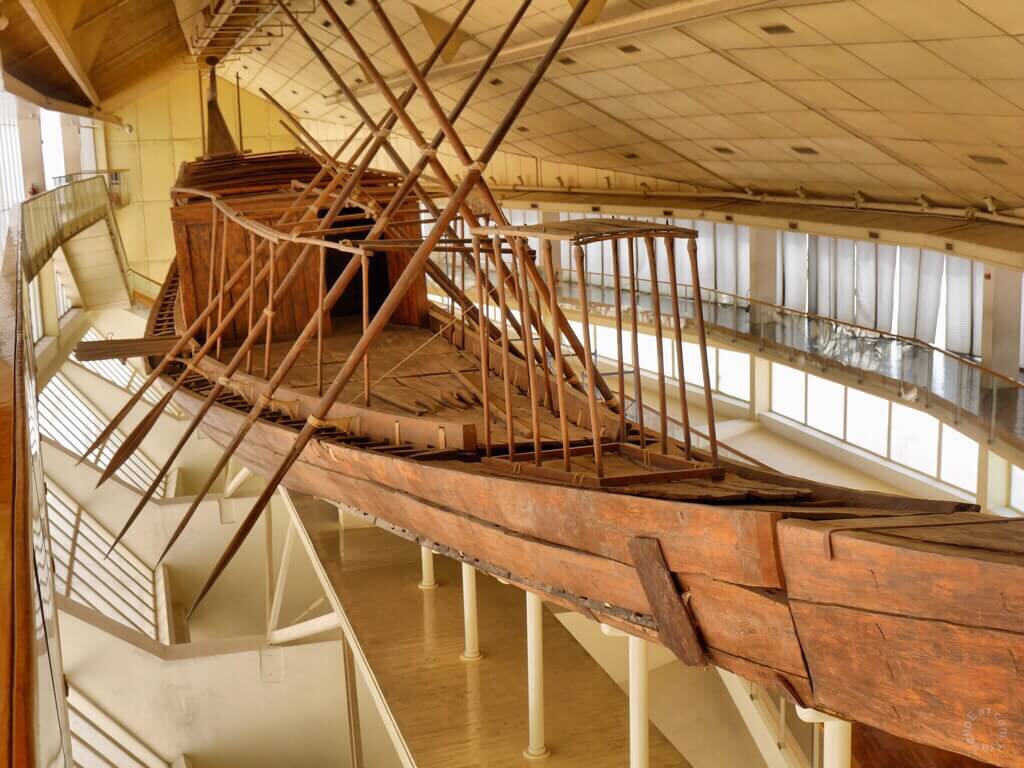 Khufu's boat from ancient egypt